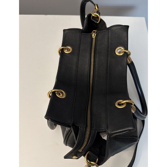 Marc Jacobs Burgundy Pebble Leather Too Hot To Handle Classic Lined Satchel Bag - Picture 3 of 16